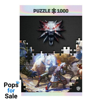 The Witcher III: Wild Hunt Gaming Puzzle Geralt & Triss in Battle (1000 pieces)