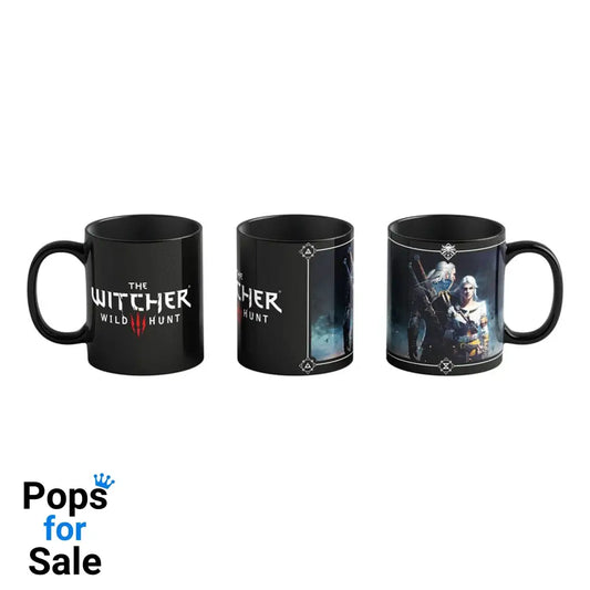 The Witcher III: Wild Hunt Heat Change Mug Geralt & Ciri 480 ml