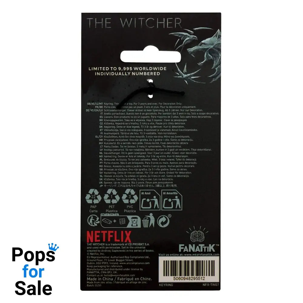 The Witcher Keychain Witcher & Roach Limited Edition