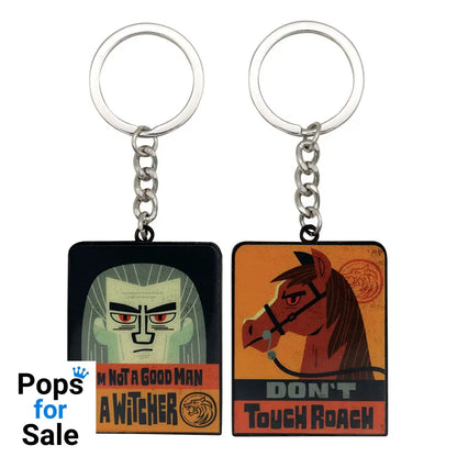 The Witcher Keychain Witcher & Roach Limited Edition