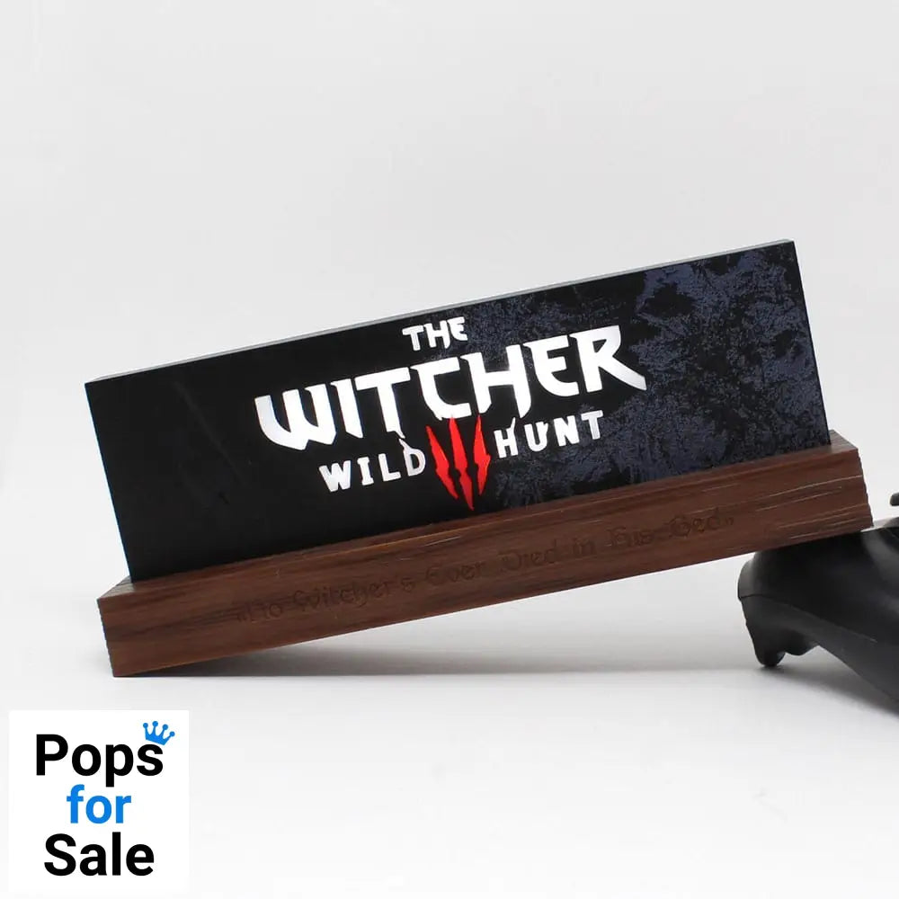 The Witcher LED-Light Wild Hunt Logo 22 cm Lamps / Lights