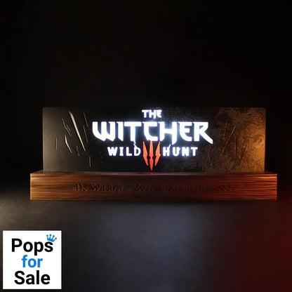 The Witcher LED-Light Wild Hunt Logo 22 cm Lamps / Lights