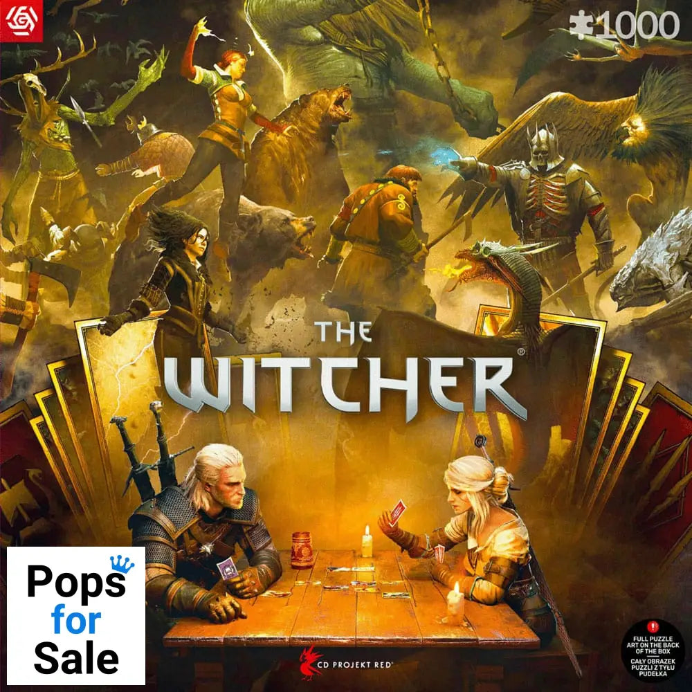 The Witcher Puzzle Playing Gwent (1000 pieces)
