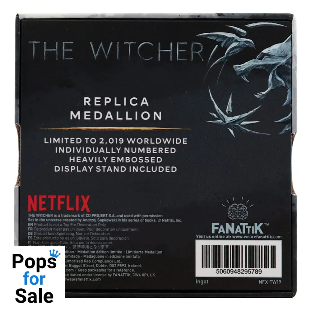 The Witcher Replica 1/1 Necklace Geralt´s Medallion