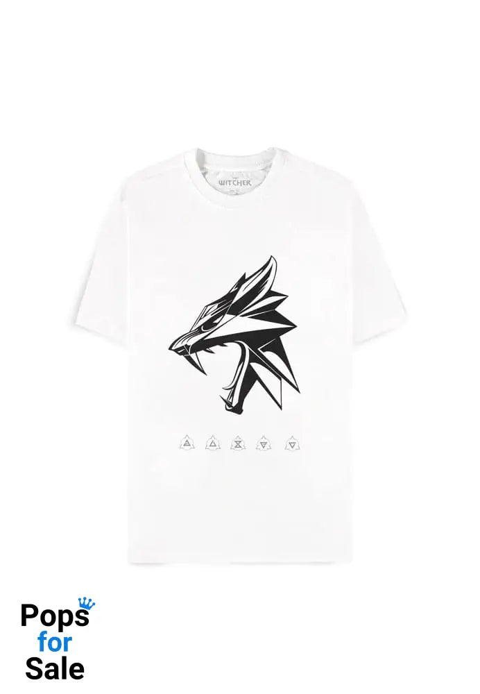 The Witcher Wild Hunt T-Shirt Wolf Head T-shirts