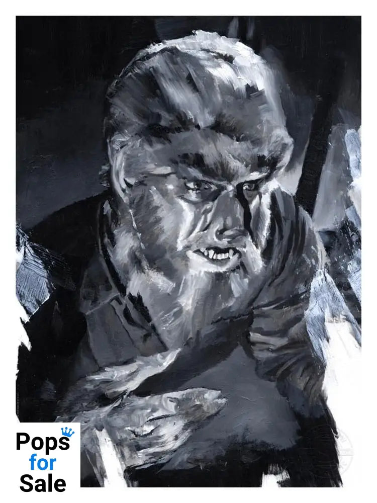 The Wolf Man Art Print The Wolf Man by Chris Valentine 41 x 31 cm - unframed