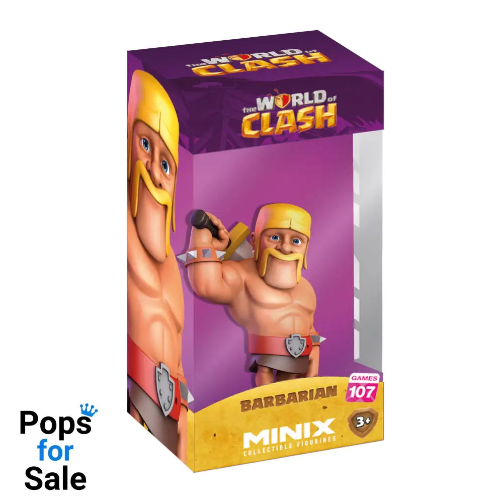 The World of Clash Minix Figure Clash of Clans Barbarian 12 cm