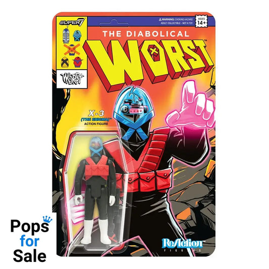 The Worst ReAction Action Figure Wave 05 Mutant Team X3 The Enigma 10 cm