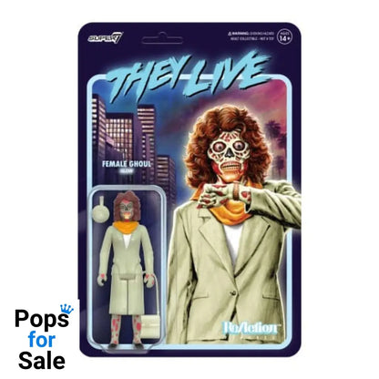They Live ReAction Action Figure Wave 02 Female Ghoul (Glow) 10 cm Action figures
