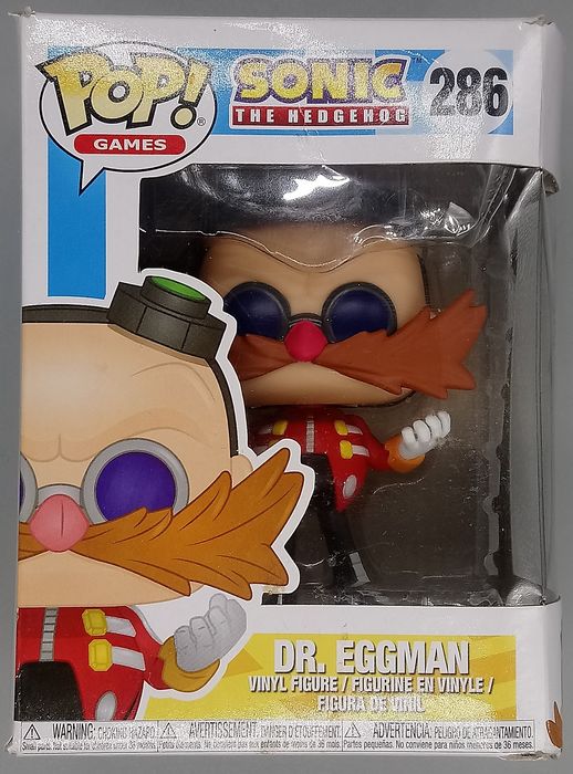 #286 Dr. Eggman - Sonic The Hedgehog - Box Damaged Funko POP