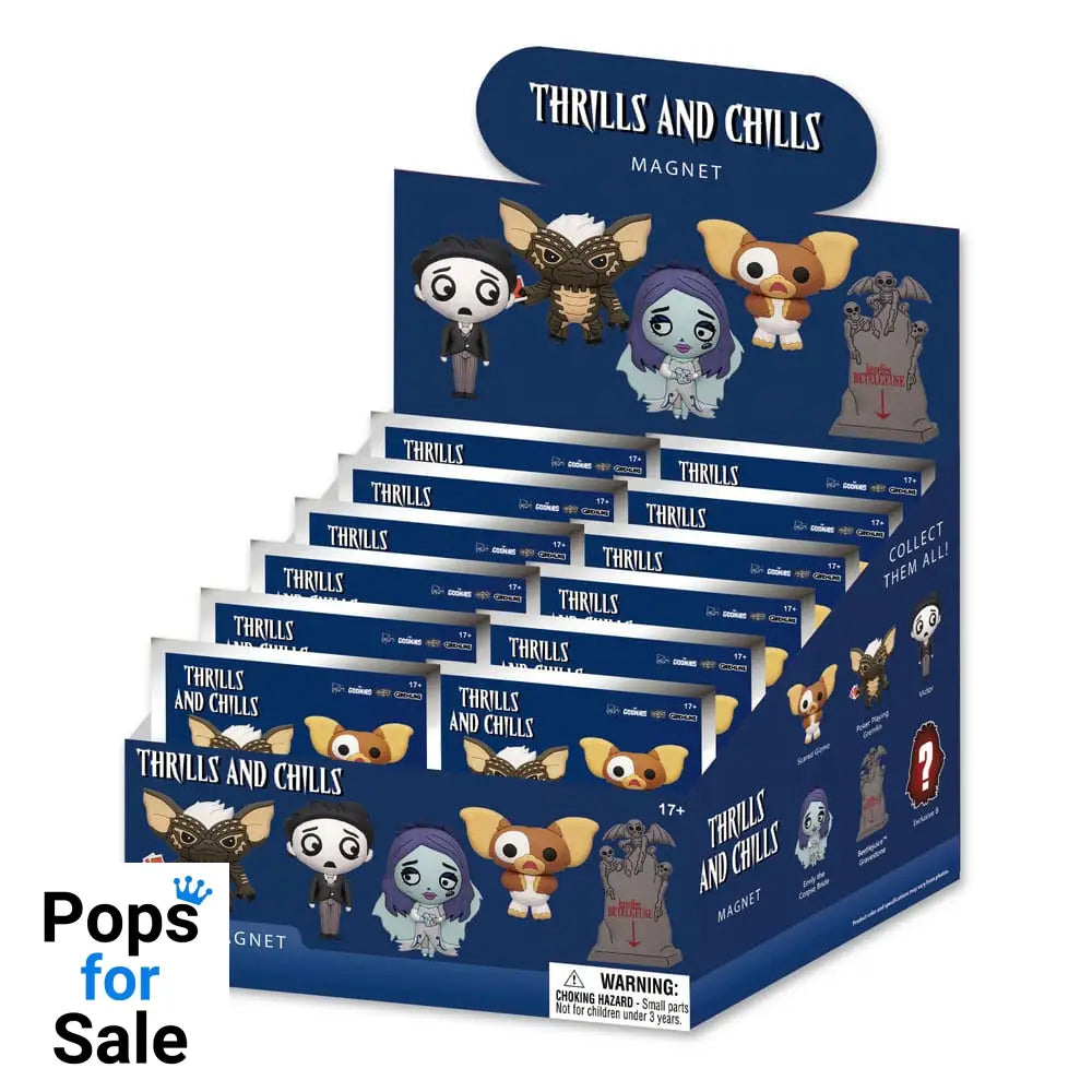 Thrills and Chills 3D 3D Magnets Series 1 Display (12)