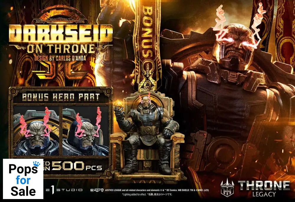Throne Legacy Series Statue 1/4 Justice League (Comics) Darkseid on Throne Design by Carlos D'Anda Deluxe Bonus Version 65 cm