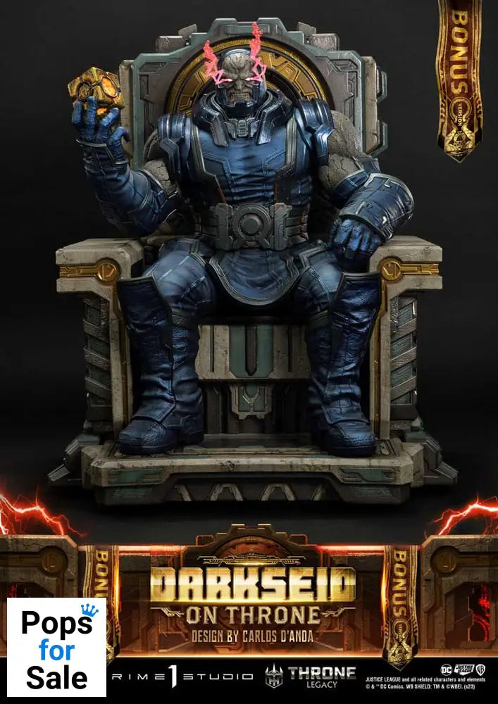 Throne Legacy Series Statue 1/4 Justice League (Comics) Darkseid on Throne Design by Carlos D’Anda Deluxe Bonus Version