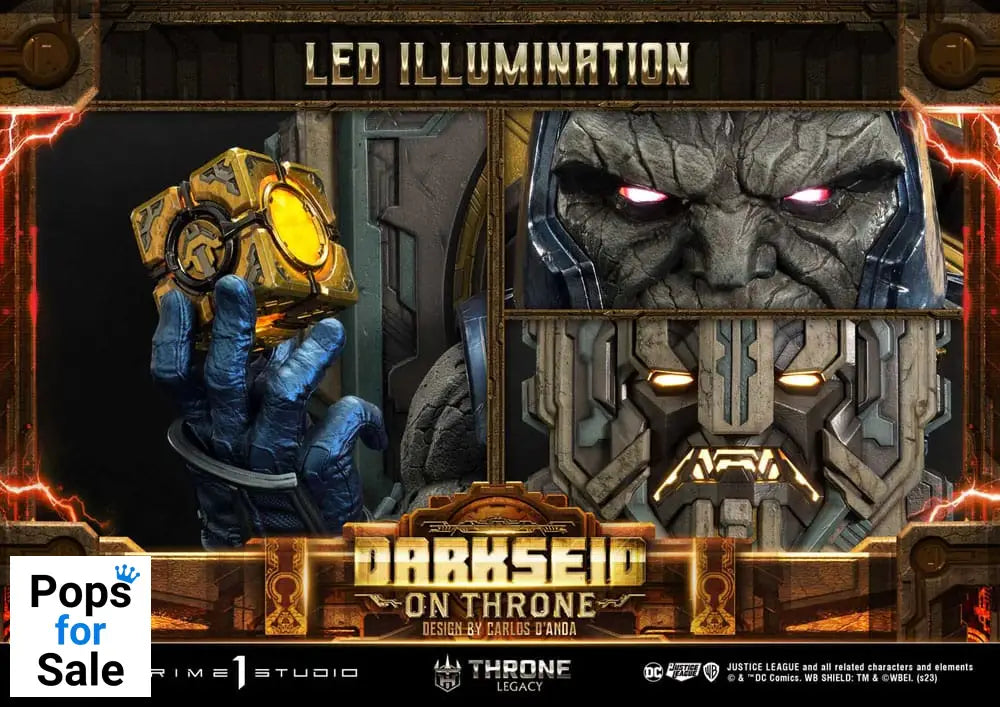 Throne Legacy Series Statue 1/4 Justice League (Comics) Darkseid on Throne Design by Carlos D'Anda Deluxe Version 65 cm