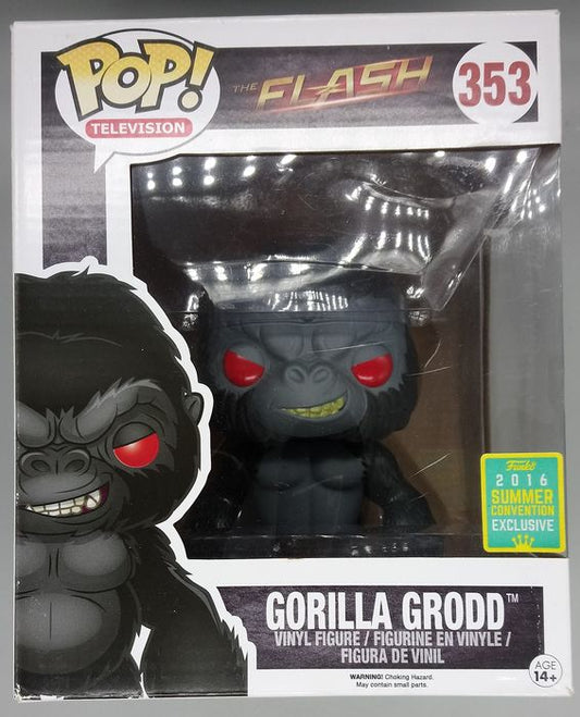 #353 Gorilla Grodd - 6 Inch - The Flash - 2016 Con Box Damaged Funko POP