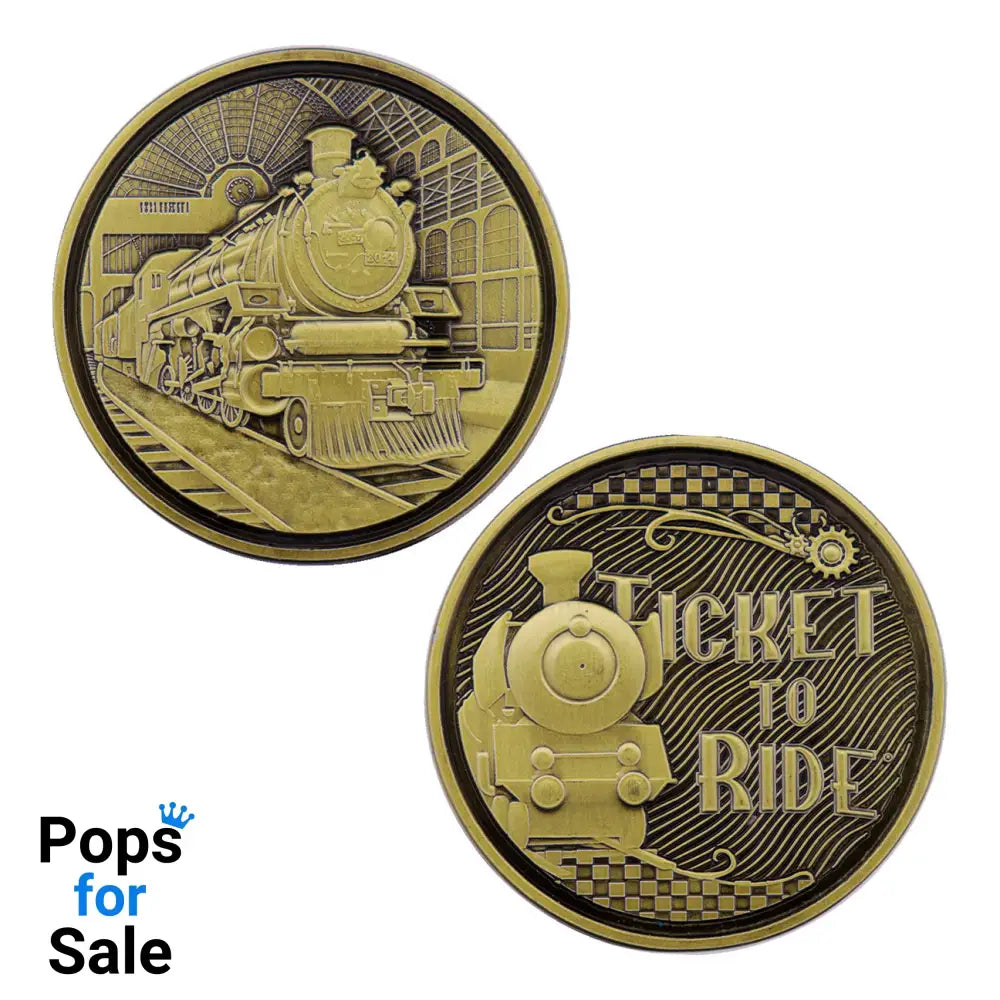 Ticket to Ride Limited Edition Collectible Train Coin Coin