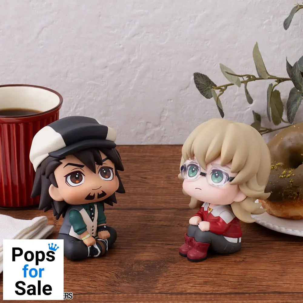 Tiger & Bunny Look Up PVC Statues Kaburagi T Kotetsu & Barnaby Brooks Jr. Set (with gift) 11 cm Statues