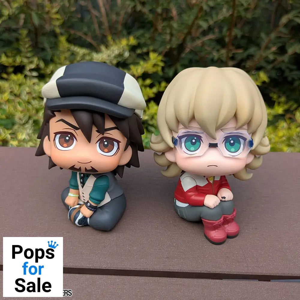 Tiger & Bunny Look Up PVC Statues Kaburagi T Kotetsu & Barnaby Brooks Jr. Set (with gift) 11 cm