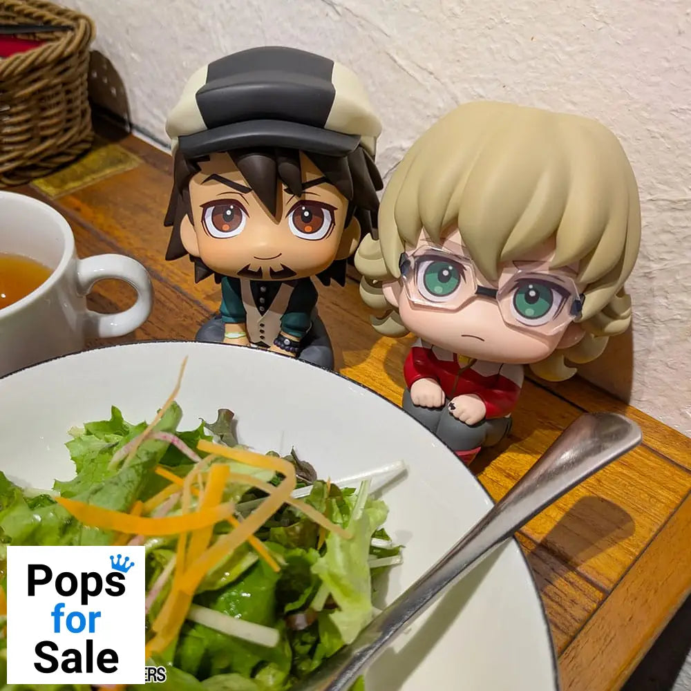 Tiger & Bunny Look Up PVC Statues Kaburagi T Kotetsu & Barnaby Brooks Jr. Set (with gift) 11 cm Statues