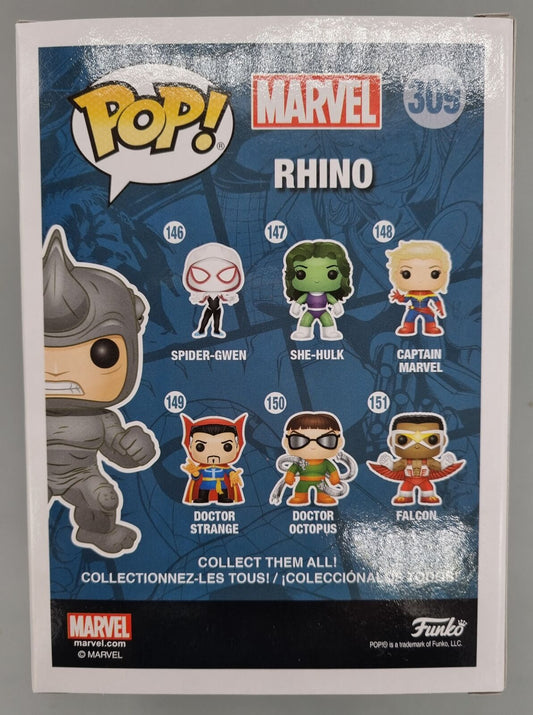 #309 Rhino - Marvel Collectors Corp - Spiderman Funko POP