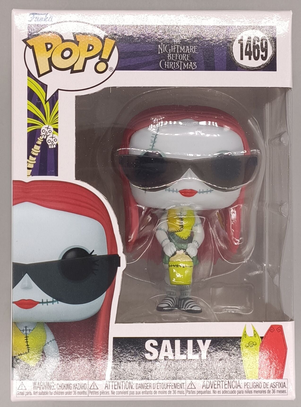 1469 Sally w/Glasses (Beach) Disney Nightmare before Christmas Funko POP - Brand New