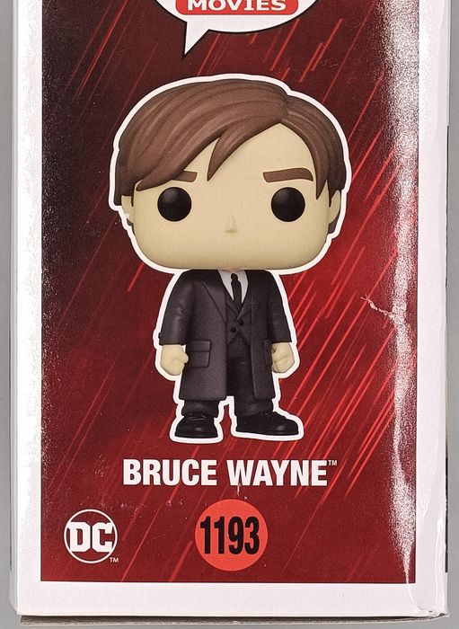 #1193 Bruce Wayne DC The Batman - Box Damaged Funko POP