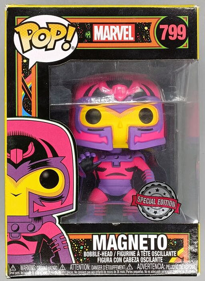#799 Magneto (Blacklight) - Marvel X-Men Box Damaged Funko POP