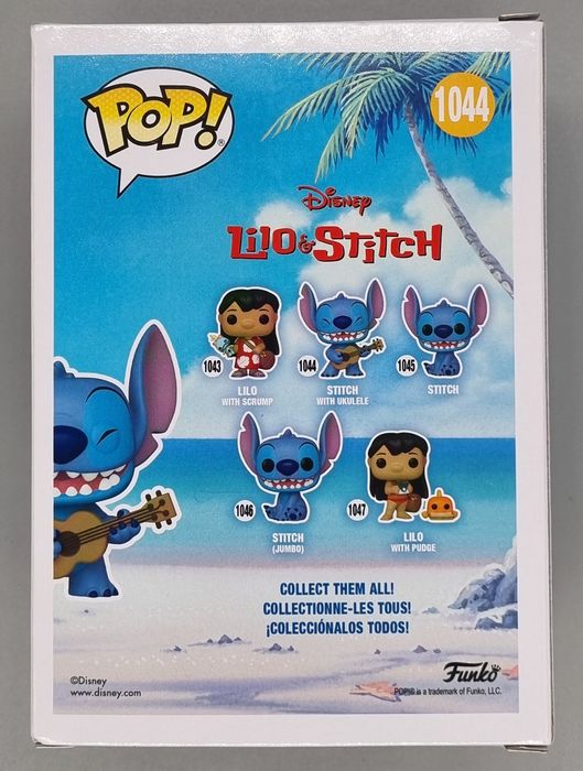 #1044 Stitch (with Ukulele) - Diamond - Disney Lilo & Stitch Funko POP