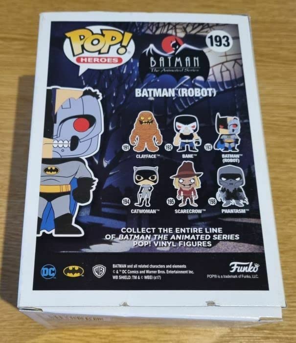 193 Batman (Robot- Full Metal Head) Chase DC Animated Funko POP - Box Damaged