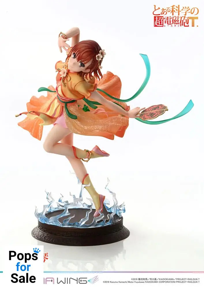 To Aru Kagaku no Railgun Prisma Wing PVC Statue 1/7 Misaka Mikoto 22 cm Statues