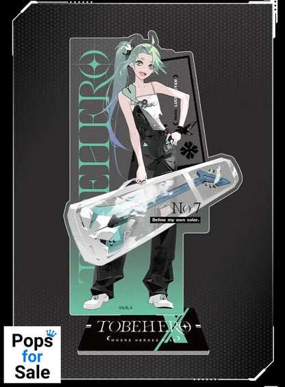 To Be Hero X Acrylic Stand Hero Show Series Lucky Cyan 17 cm