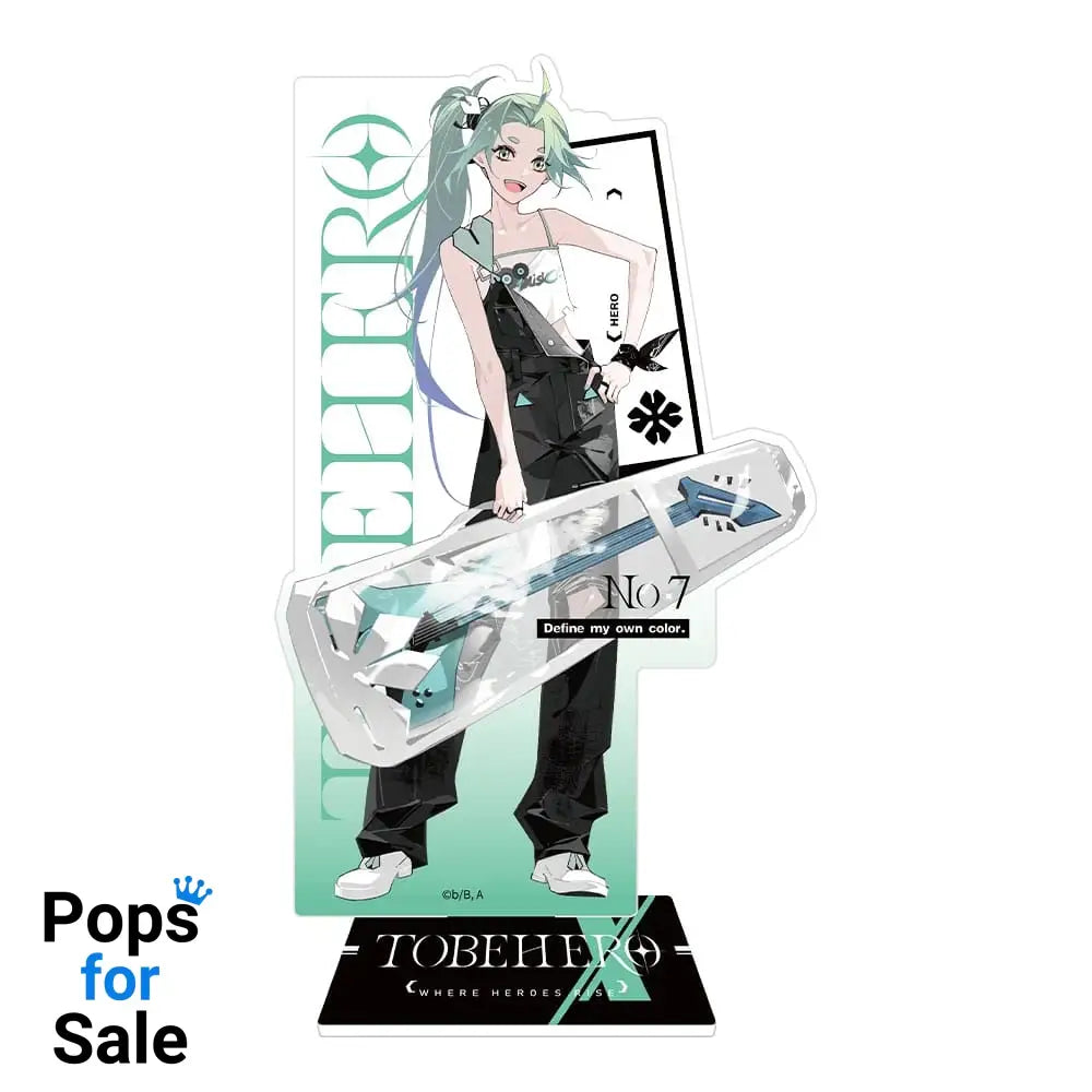 To Be Hero X Acrylic Stand Hero Show Series Lucky Cyan 17 cm