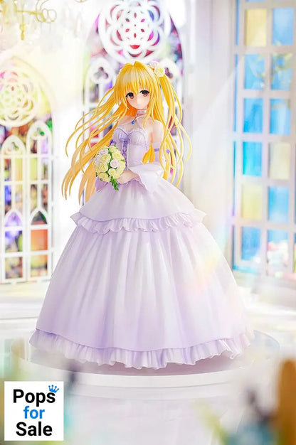To Love-Ru Darkness PVC Statue 1/7 Golden Darkness Wedding Dress Ver. 23 cm