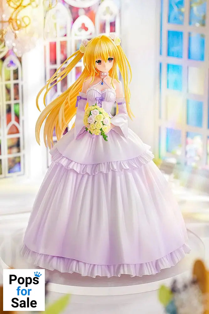 To Love-Ru Darkness PVC Statue 1/7 Golden Darkness Wedding Dress Ver. 23 cm Statues