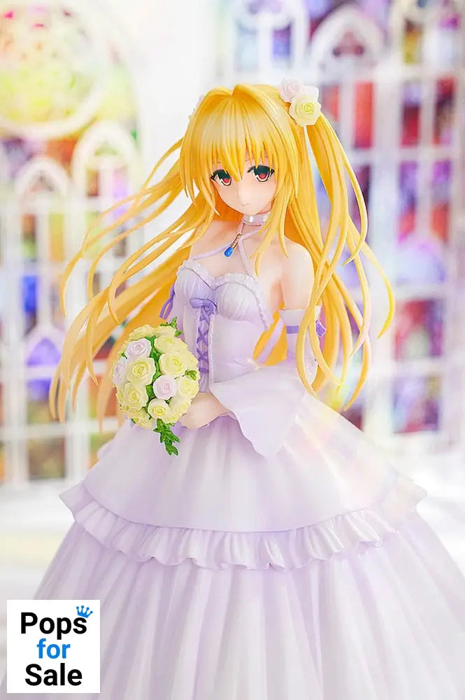 To Love-Ru Darkness PVC Statue 1/7 Golden Darkness Wedding Dress Ver. 23 cm