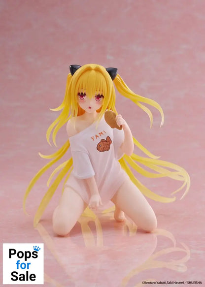 To Love-Ru Darkness PVC Statue Desktop Cute Figure Golden Darkness Roomwear Ver. 13 cm Statues