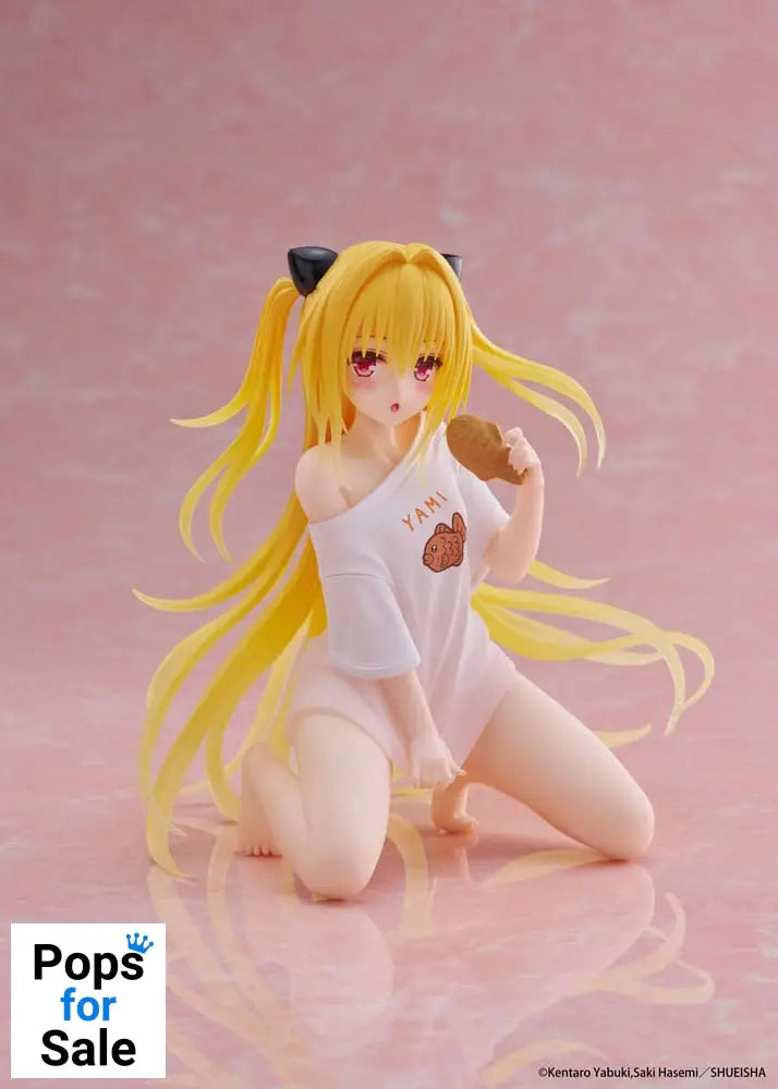 To Love-Ru Darkness PVC Statue Desktop Cute Figure Golden Darkness Roomwear Ver. 13 cm Statues