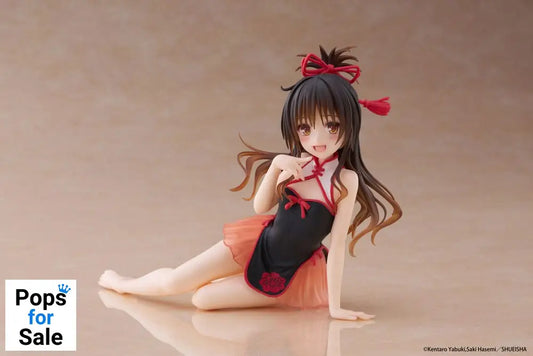 To Love-Ru Darkness PVC Statue Desktop Cute Figure Mikan Yuki Chinese Dress Ver. 13 cm Statues