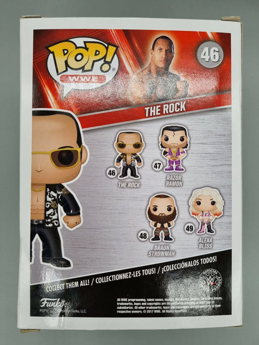 46 The Rock (Old School Orange Shirt) - WWE Funko POP