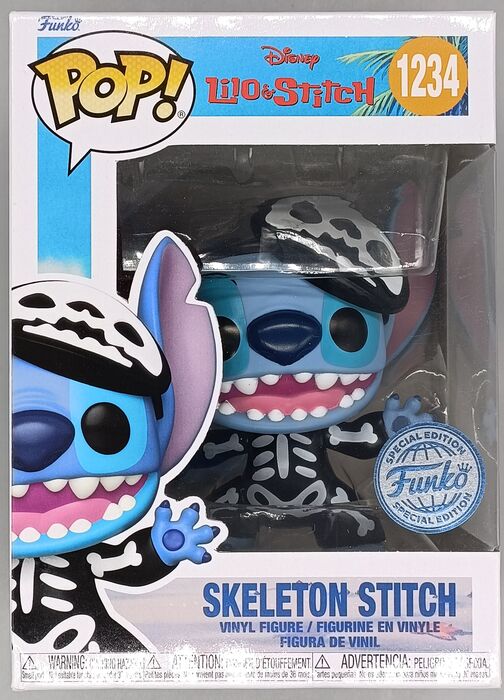 #1234 Skeleton Stitch - Disney Lilo & Stitch Funko POP