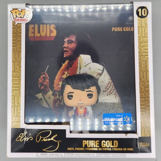 #10 Pure Gold - Albums - Elvis - Box Damaged Funko POP