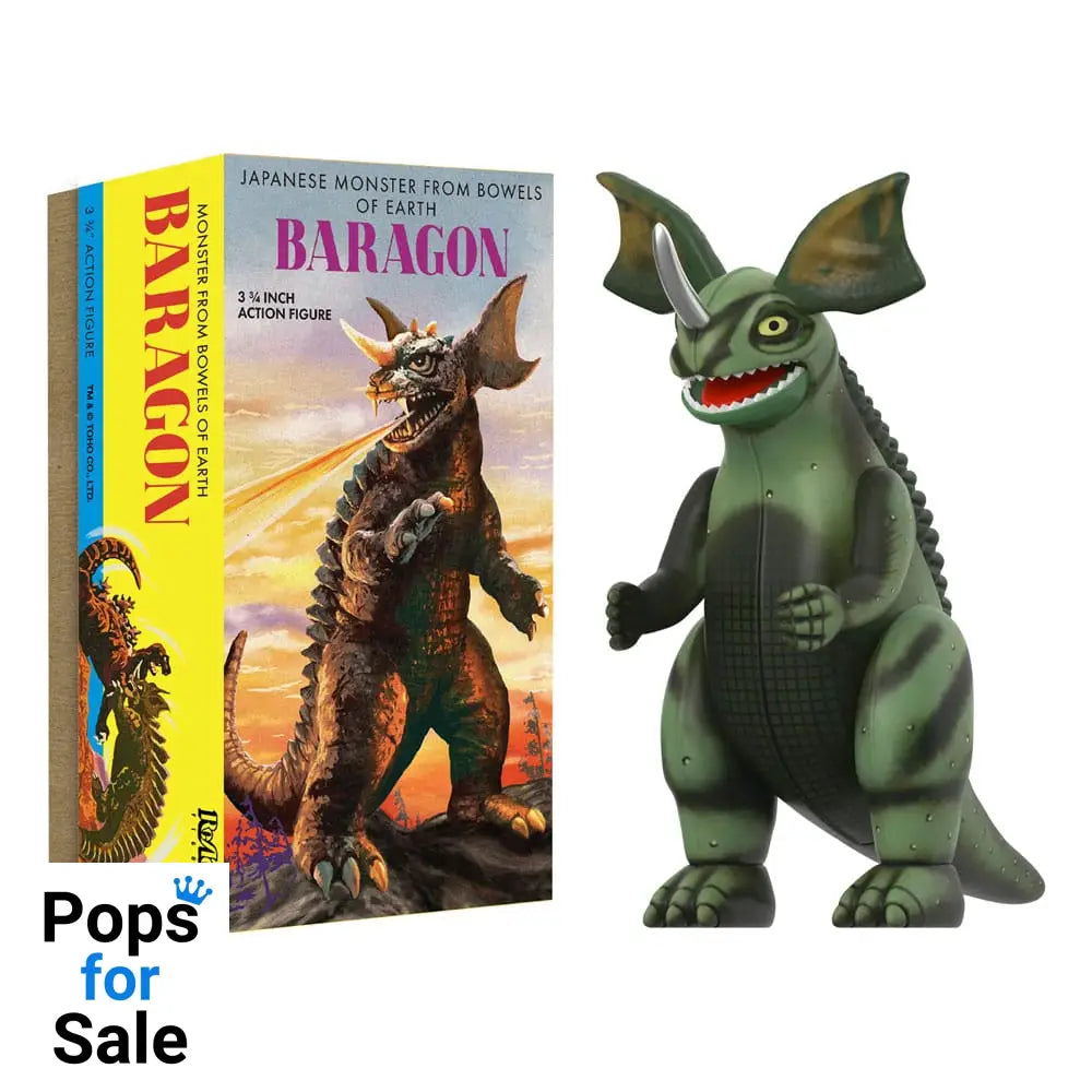 Toho ReAction Action Figure Wave 01 (Retro Tin) Baragon (Marusan Tin) 10 cm