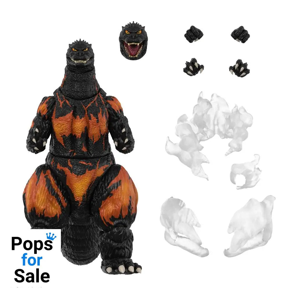 Toho Ultimates Action Figure Burning Godzilla 1995 20 cm