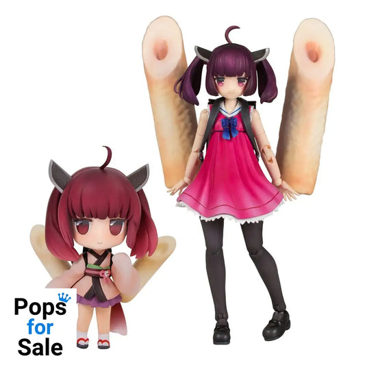 Tohoku Zunko Plastic Model Kit 1/12 Plafia Tohoku Kiritan Mini Figure Set 12 cm