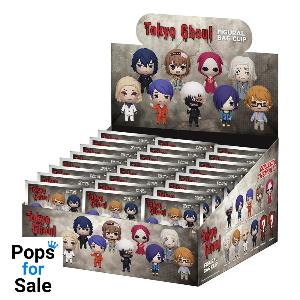 Tokyo Ghoul 3D PVC Bag Clips Series 2 Display (24)