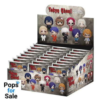 Tokyo Ghoul 3D PVC Bag Clips Series 2 Display (24) Keyrings