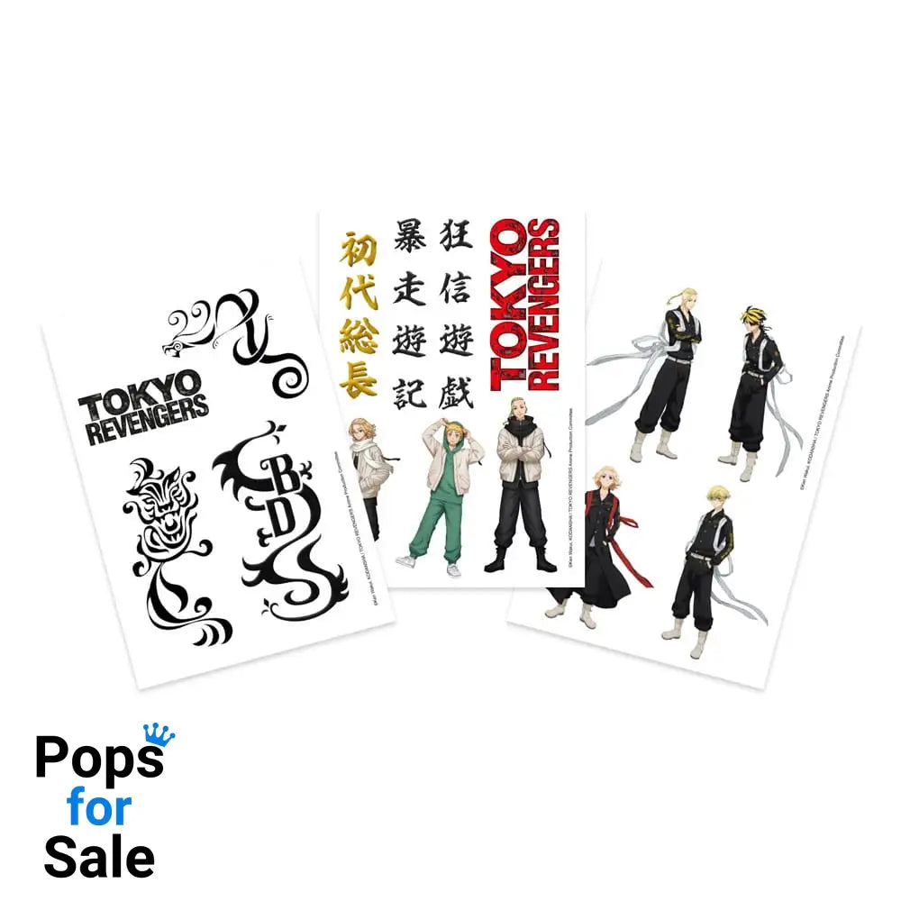 Tokyo Revengers Temporary Tattoos Set