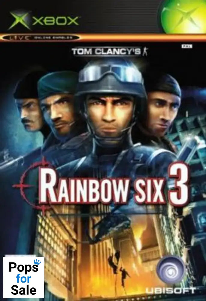 Tom Clancy's Rainbow Six 3 for Microsoft Xbox (Original) - [No Manual]