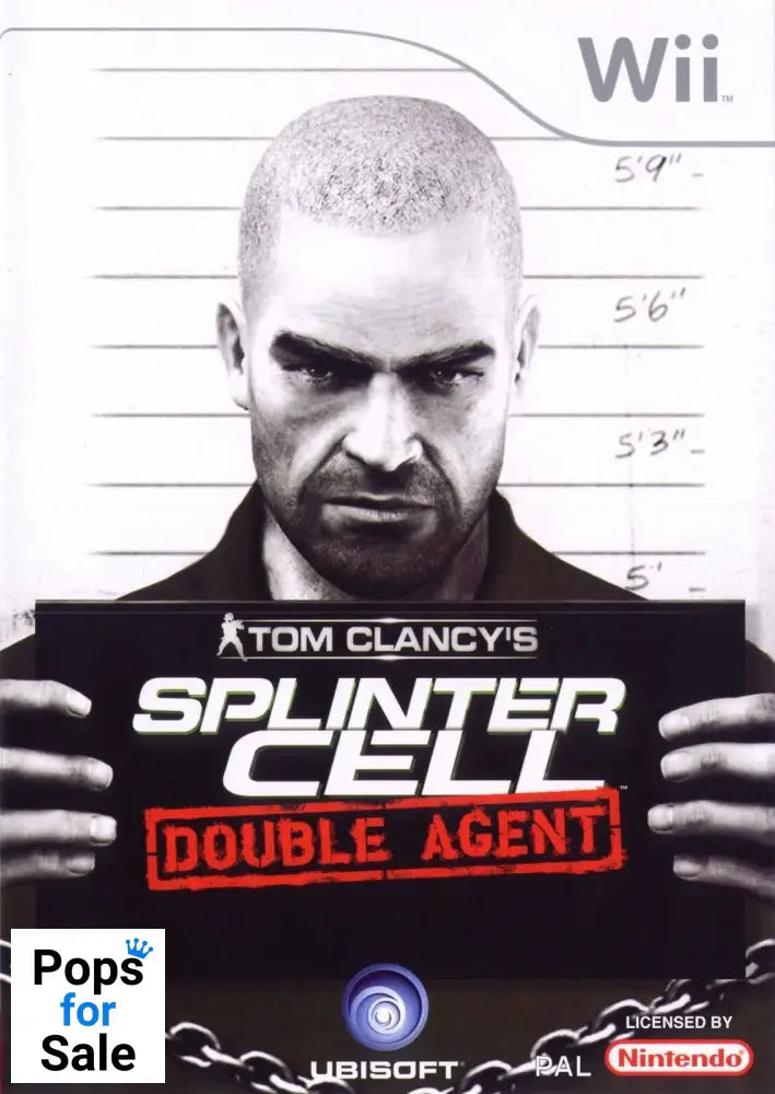 Tom Clancys Splinter Cell Double Agent for Nintendo Wii/Wii-U