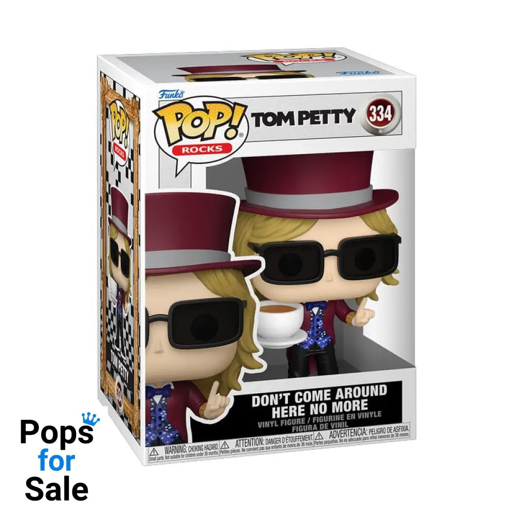 Tom Petty POP! Rocks Vinyl Figure Don't Come Around Here No More 9 cm